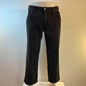 Wind River Outfitting Co. Men's Black Fleece Lined Denim Jeans - Size 38 x 28